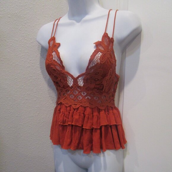 FREE PEOPLE ADELLA DOUBLE SHOULDER STRAPS SM PREOWNED - Picture 3 of 4